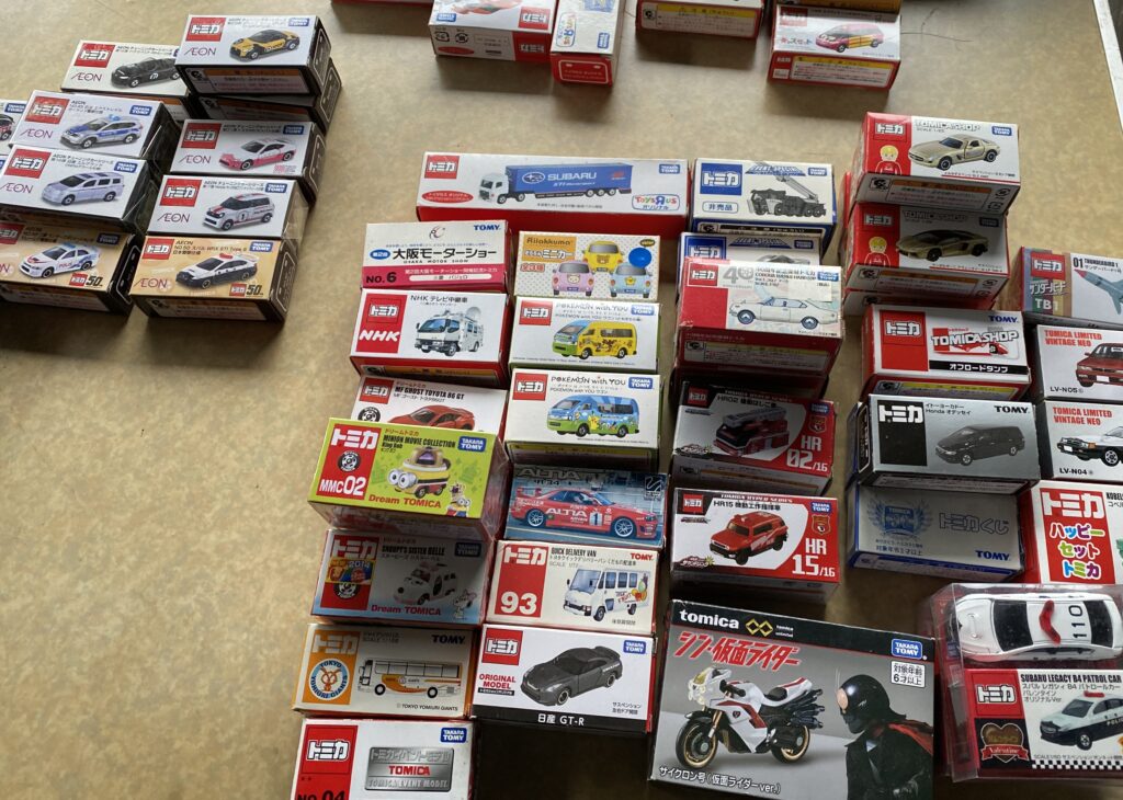 トミカのミニカーを600台以上出張買取｜愛知県豊橋市