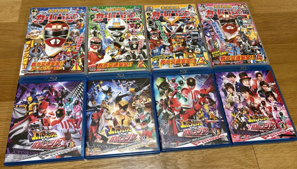 激走戦隊カーレンジャーDVDディスク他